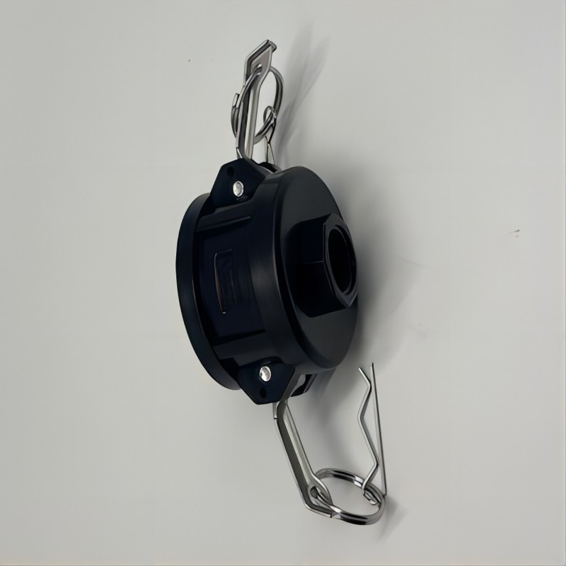 Conector Camlock tipo F, acoplador de manguera de conexión rápida con rosca macho de PP, accesorio de tubería industrial a granel