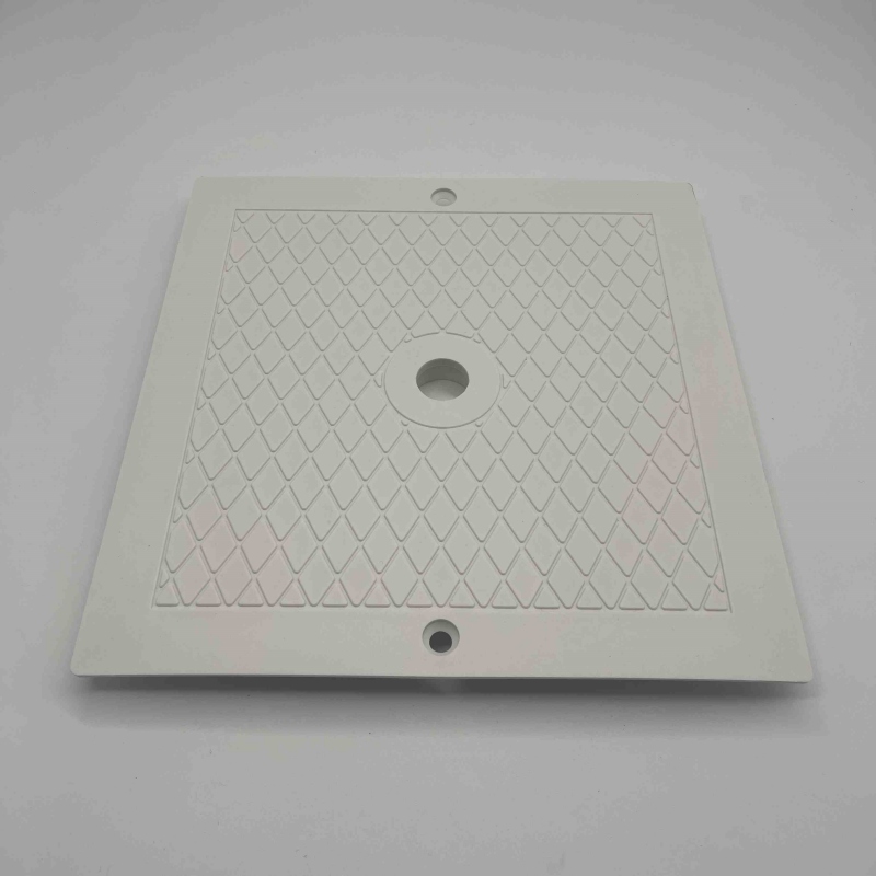 Tapa para desagüe de piscina de 25x25 cm - Accesorio de seguridad moldeado por inyección, antideslizante y antiobstrucción
