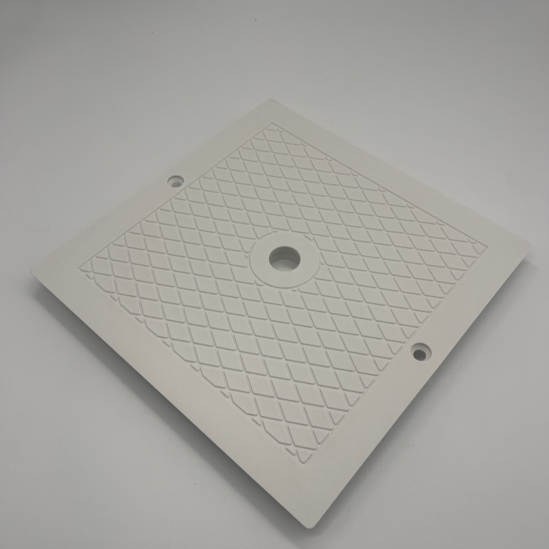 Tapa para desagüe de piscina de 25x25 cm - Accesorio de seguridad moldeado por inyección, antideslizante y antiobstrucción