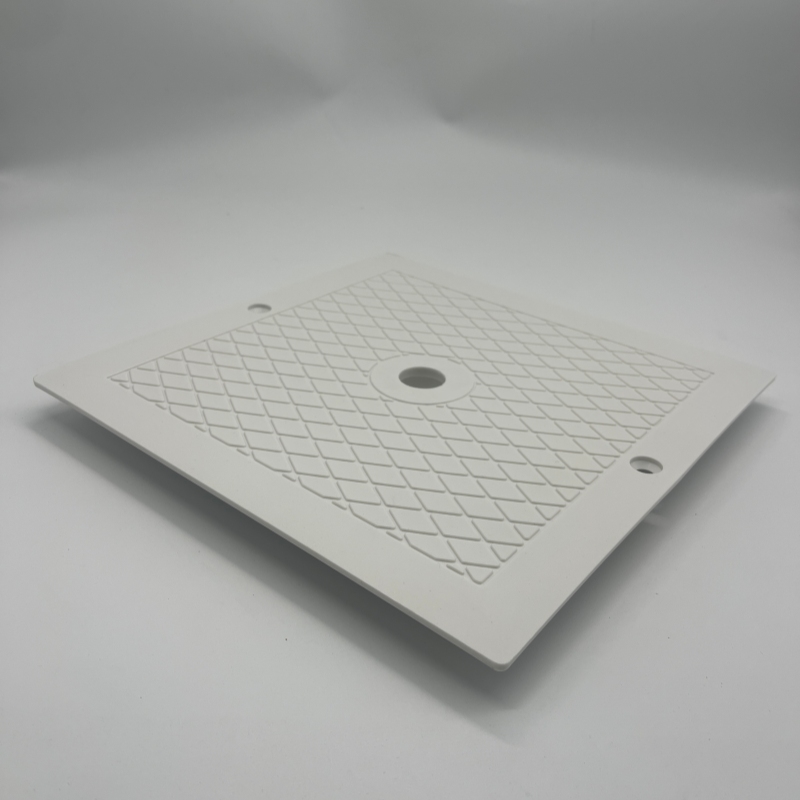 Tapa para desagüe de piscina de 25x25 cm - Accesorio de seguridad moldeado por inyección, antideslizante y antiobstrucción