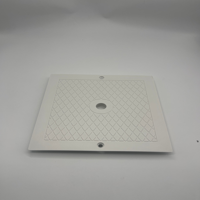 Tapa para desagüe de piscina de 25x25 cm - Accesorio de seguridad moldeado por inyección, antideslizante y antiobstrucción