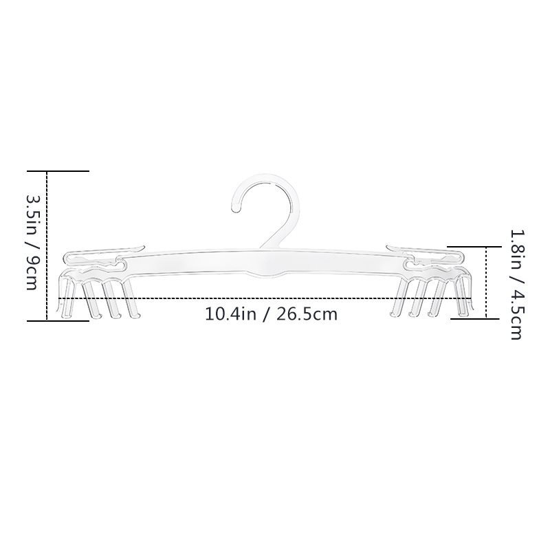Custom Plastic Bra Hangers (Multi-Hook Anti-Slip)